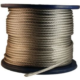 Стальной трос Метизный двор 1 мм DIN 3055, 250 м 4690441030320 