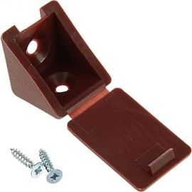 Мебельный уголок с шурупом Tech-Krep красное дерево 4 шт. пакет 108986 