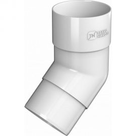 Колено трубы Технониколь (108 градусов; ПВХ; белый; 1 шт) TN519642 