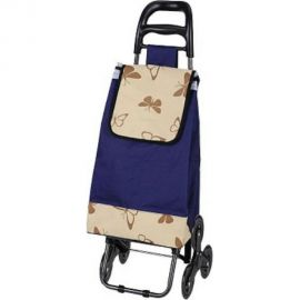 Тележка с сумкой Рыжий кот А204 Бабочки 30 кг колесо комби 3 шт*88 мм 093551 