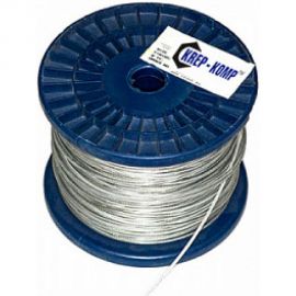 Трос в оплётке ПВХ КРЕП-КОМП 3миллиметр/5миллиметр 250 метров тп35 