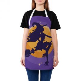 Кухонный фартук JOYARTY Сексуальная ведьма вектор, универсальный размер для женщин и мужчин ap_93504 