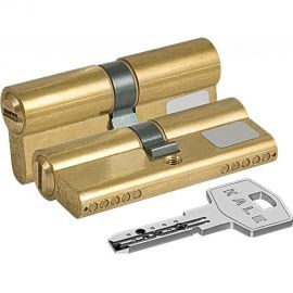 Цилиндровый механизм KALE KILIT 164 BN/68 (26+10+32) мм, латунь, 5 кл. 1001 