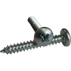 Саморез ZAMETAL 3,9х32 с полукруг. гол., крест. шлиц, DIN 7981, оц., 1000 шт ZA101715 