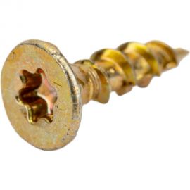 Конструкционный шуруп для дерева ЕВРОПАРТНЕР с фрезой, потайной, ж/п, Torx 20, 4,0x16 + бита, 500 шт. B3 0020 