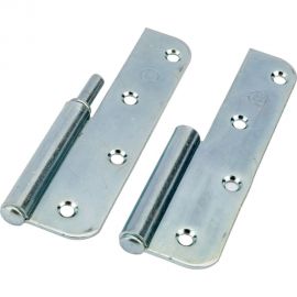 Накладная петля Tech-Krep левая ПН1-130 цинк 1 шт. пакет 148192 