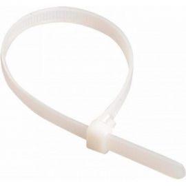 Кабельные стяжки КРЕП-КОМП KENNER Profi 3,6х372 100 шт БЕЛЫЙ жкб36370 