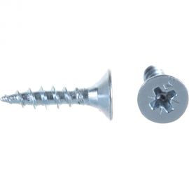 Потайной универсальный шуруп Метизный двор 4,5x20, белый, 22 шт. 4690441019110 