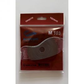 Акриловая лента Акрилком М103 серый носитель, 0,8 мм х 12 мм х 5 м М103 12мм 