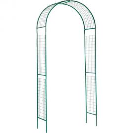 Разборная большая арка ООО Ярмарка-Тверь Сетка зеленая, труба диам. 16 и 10 мм Т1028 