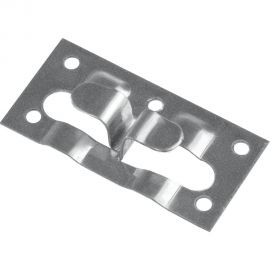 Кляймер-кг ЗУБР угловой крепеж для керамогранита, 10x34x70 мм, цинк, 50 шт. 30857 