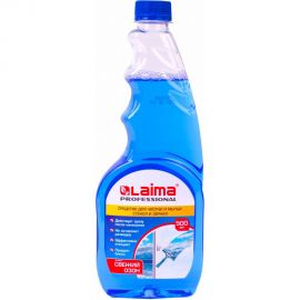 Средство для мытья стекол и зеркал ЛАЙМА LAIMA PROFESSIONAL сменный блок, 500мл 606739 