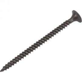 Саморез Качественный КРЕПЕЖ 3.5x55 мм, потай, частая резьба, оксид, 130 шт 0300403 КЧ 