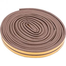 Самоклеящийся уплотнитель СХТ Е-профиль, коричневый, 10 м СХ0058 