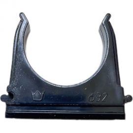 Клипса для гофротрубы Электропласт d32 мм (ЭП), черная 32KL50BL 