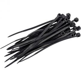 Кабельный хомут duwi нейлон, 80x2,5 мм, черный, 25 шт. 30213 1 