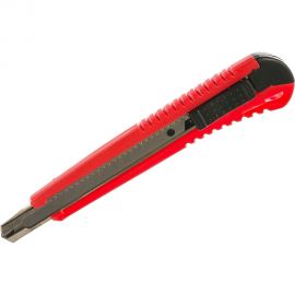 Нож 9 мм, выдвижное лезвие, металлическая направляющая MATRIX 78909 