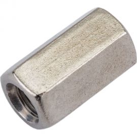 Соединительная/удлиняющая гайка Insparion din 6334, нержавеющая сталь А2, М6 (1 шт.) ЕВ-00000128 