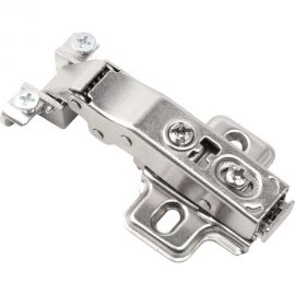 Петля для алюминиевого фасада Lemax PROF clip-on, накладная, с доводчиком, никель M330-Full 