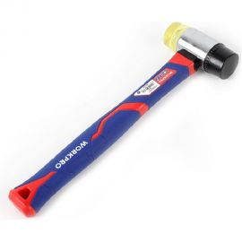 Молоток-киянка WORKPRO двухсторонняя, ПВХ пластик WP241036 