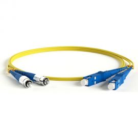 Патч-корд Hyperline FC-D2-9-FC/UR-SC/UR-H-3M-LSZH-YL волоконно-оптический (шнур) SM 9/125 238568 