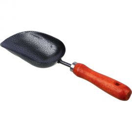 Садовый совок INBLOOM 33x9 см, 1.8 мм, металл, дерево 181-077 