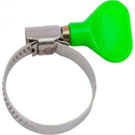 Обжимной хомут из нерж. стали Невский Крепеж с бабочкой, 20-32 мм 850528 