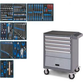 Набор инструментов KING TONY ""EFFORT"" в серой тележке, 235 предметов 934-235AMG 