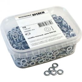 Плоская шайба Качественный КРЕПЕЖ DIN 125 М5, 1500 шт 0300951 КЧ 