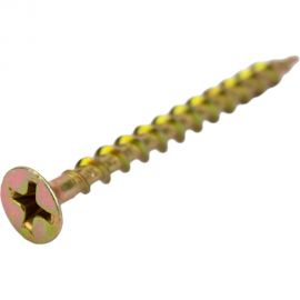 Желтый саморез крепежная техника 3,5x45, 500 шт. 420456 БК 