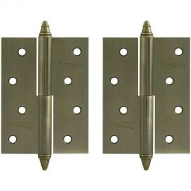 Петля НОРА-М 610-4"" AВ брон.покр. правая 2,5 мм №2 10607 