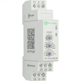 Многофункциональное реле времени РЕЛЕОН 2 перекидных контакта 8А; 12-240 AC/DC; RT102024000 