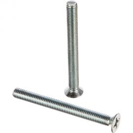 Винт Качественный КРЕПЕЖ потай с метр. резьбой, DIN 965, 6x60, 45 шт 0200895 КЧ 