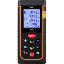 Лазерный дальномер RGK d80 с поверкой 755641 