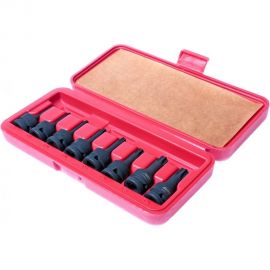 Набор ударных торцевых головок 1/2" TORX Т25-Т60 L=60мм в кейсе 9шт JTC-J408T 