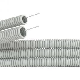 Труба ПВХ с протяжкой 40мм 20м серая DKC 91940 