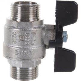 Шаровой полнопроходной кран STOUT НР/НР, ручка бабочка 3/4 SVB-0006-000020 