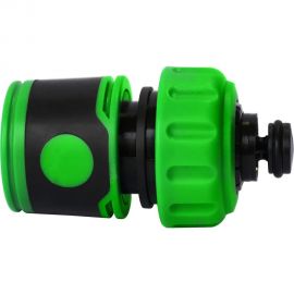 Соединитель обрезиненный быстросъемный с аквастопом Lite для шланга 3/4" POLYAGRO 7576160 