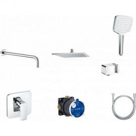 Душевая система со встроенным смесителем KLUDI Pure and Style 7в1, хром KL406300575 