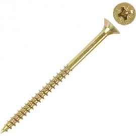 Шуруп VIPкрепеж жёлтый цинк, 6,0x100, 2 шт. 11414 VIPL 