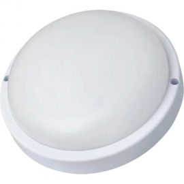 Настенно-потолочный светодиодный светильник для ЖКХ КОСМОС 10Вт 6500K 900Лм IP65 круг, KOC_DPO10WR1.64K 