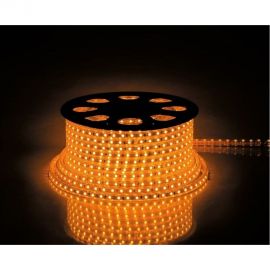 Светодиодная лента FERON 60SMD 2835, 4.4W/m 230V IP65 100m, желтый, LS704 26240 