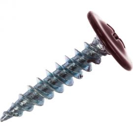 Прессшайба Качественный КРЕПЕЖ 4.2х19 мм, красное вино RAL 3005, острая, 250 шт 0300237 КЧ 