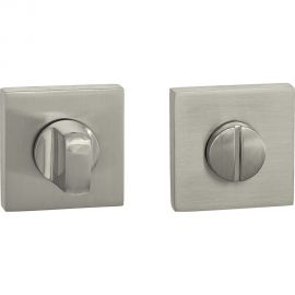 Завертка к ручкам PUERTO квадратная, никель супер матовый INBK AL 03 MSN 