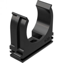 Держатель с защелкой для труб Greenel D32 мм, черный, 40 шт. GE50143-05 