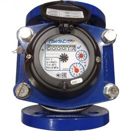 Турбинный счетчик х/в Пульсар Ду50; Qn=40м3/час; Тmax=40С; исп. 1; L=200мм; (резиновые кольца) Н00003871 