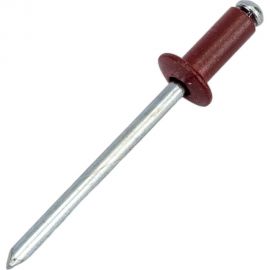 Вытяжная заклепка STARFIX 4,0x10 мм, алюминий-сталь, RAL 3005, 50 шт. SMZ1-91227-50 