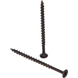 Саморез Качественный Крепеж 4,2х64 потай, крупная резьба, оксид 360 шт 1000373 КЧ 
