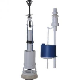 Арматура для бачка Псков шток, нижняя подводка, металлизированный, 67.57.14.3 28135 