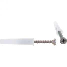 Набор белый дюбель VIPкрепеж 30 шт. 31564 VIP 